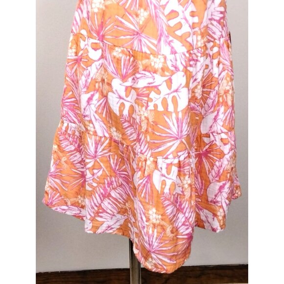 Cat & Jack Girls Tropical Floral Sundress Size 4T Party Beach Casual Summer - Picture 4 of 9